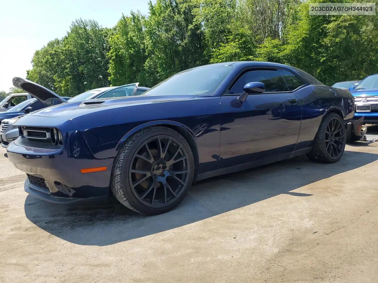 2016 Dodge Challenger Sxt VIN: 2C3CDZAG7GH344923 Lot: 61172816