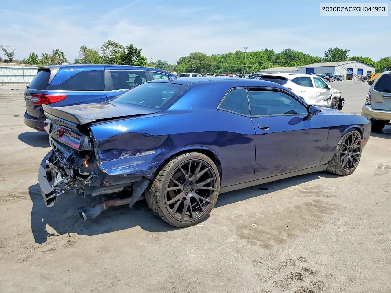2016 Dodge Challenger Sxt VIN: 2C3CDZAG7GH344923 Lot: 61172816