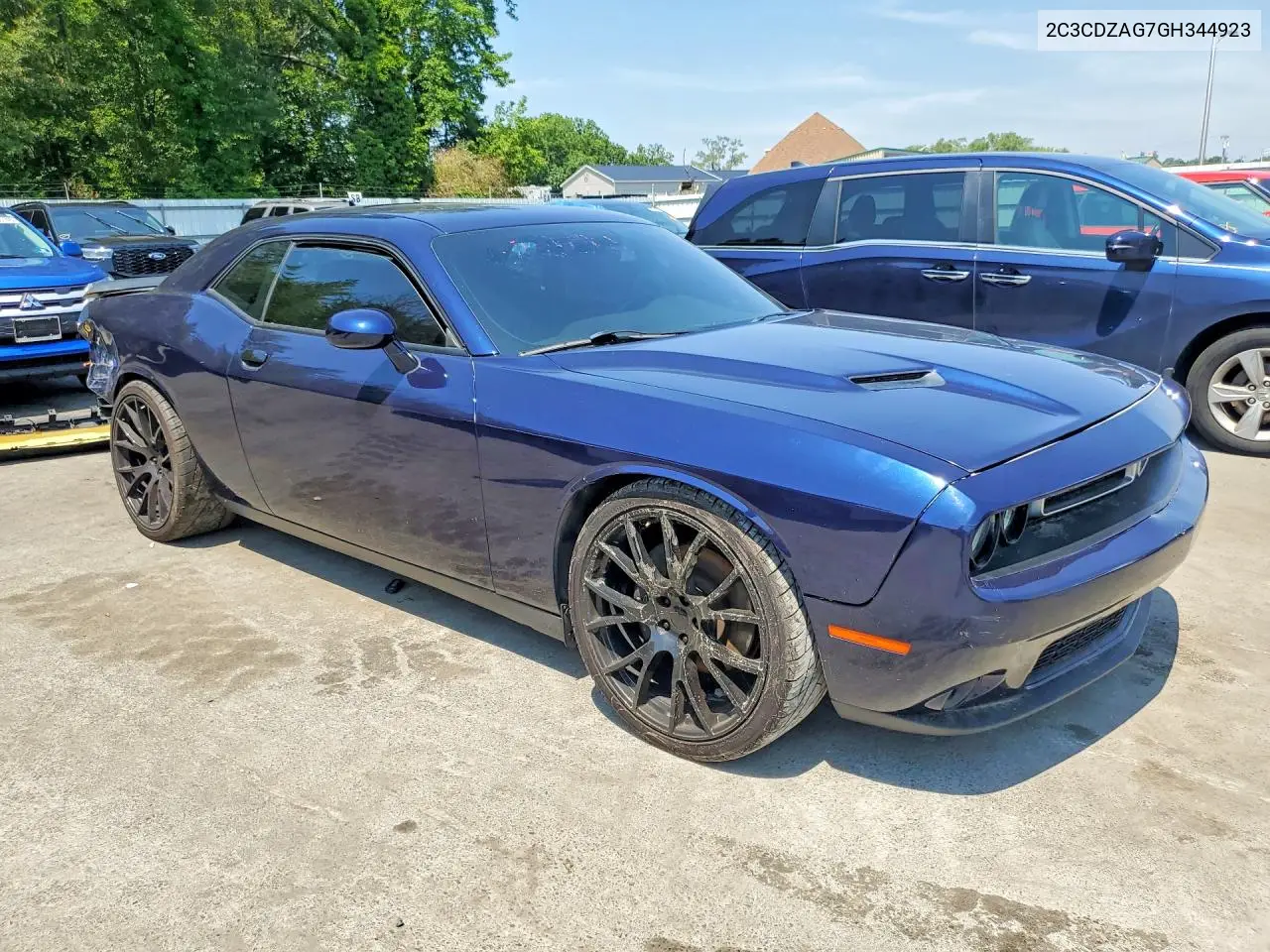2016 Dodge Challenger Sxt VIN: 2C3CDZAG7GH344923 Lot: 61172816