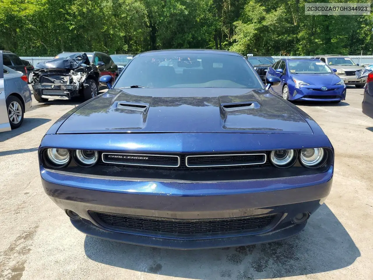 2016 Dodge Challenger Sxt VIN: 2C3CDZAG7GH344923 Lot: 61172816