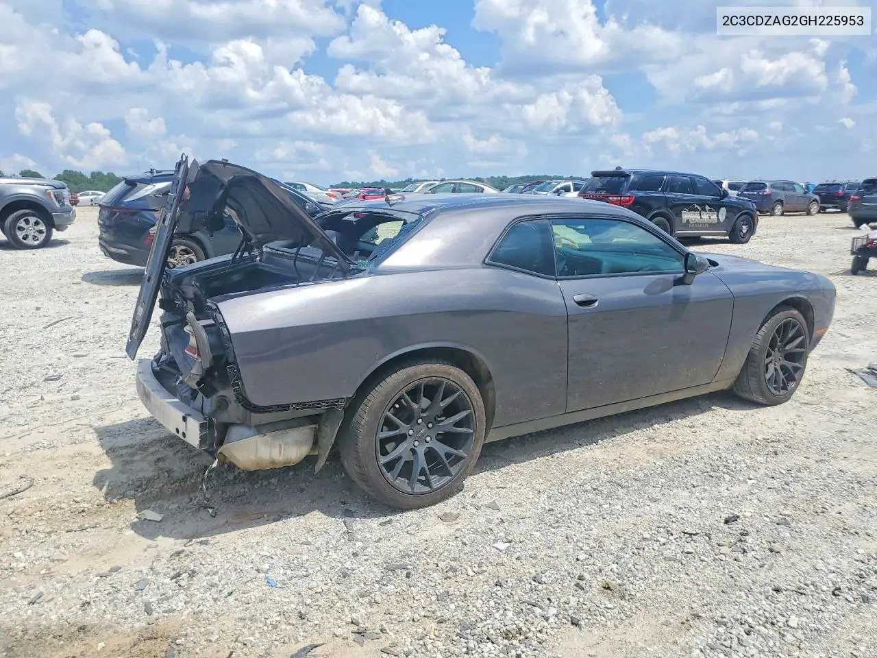 2016 Dodge Challenger Sxt VIN: 2C3CDZAG2GH225953 Lot: 61519706