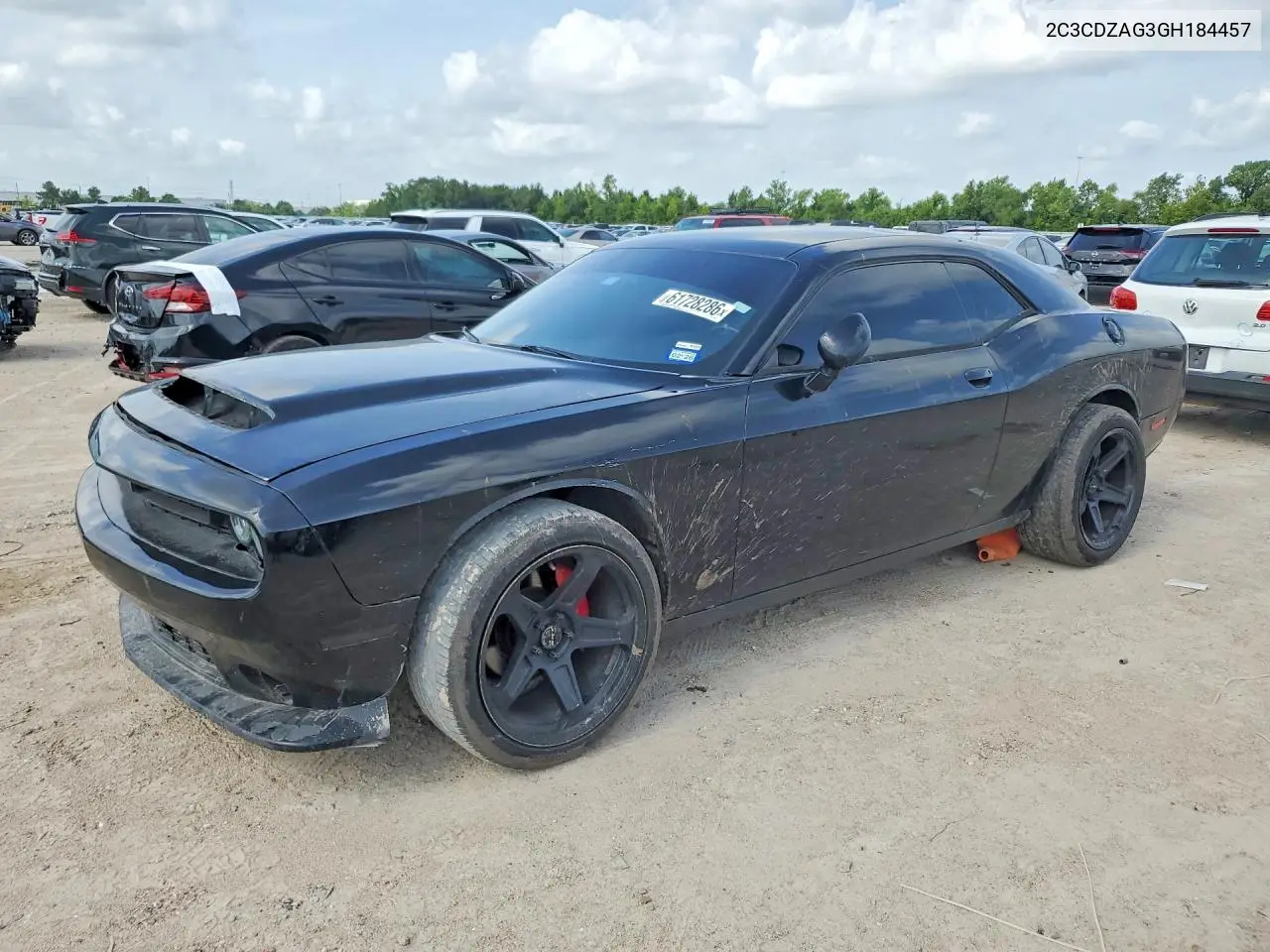 2016 Dodge Challenger Sxt VIN: 2C3CDZAG3GH184457 Lot: 61728286