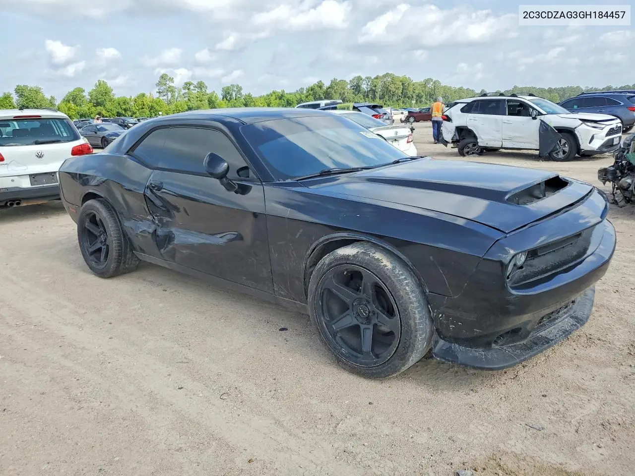 2016 Dodge Challenger Sxt VIN: 2C3CDZAG3GH184457 Lot: 61728286