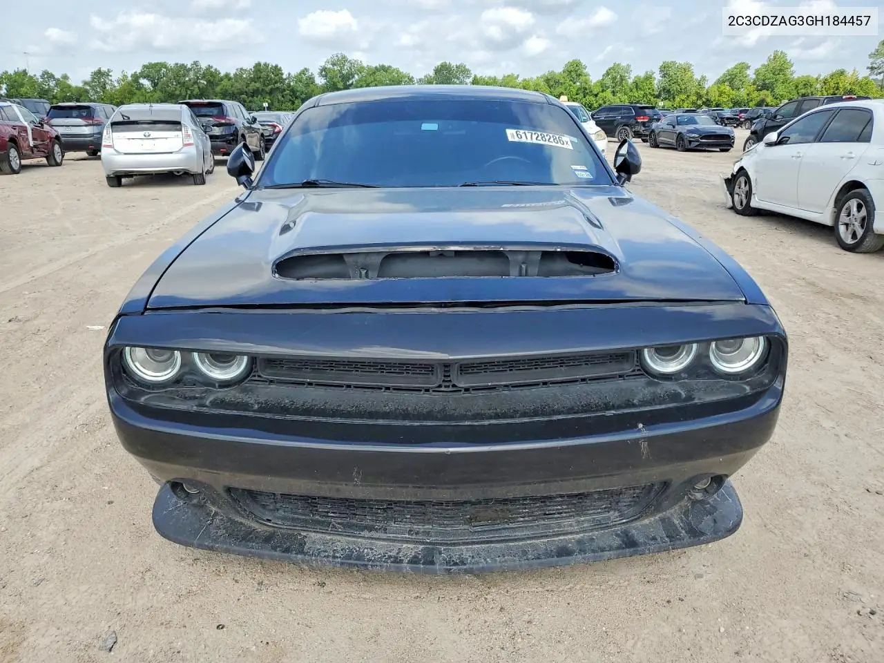 2016 Dodge Challenger Sxt VIN: 2C3CDZAG3GH184457 Lot: 61728286