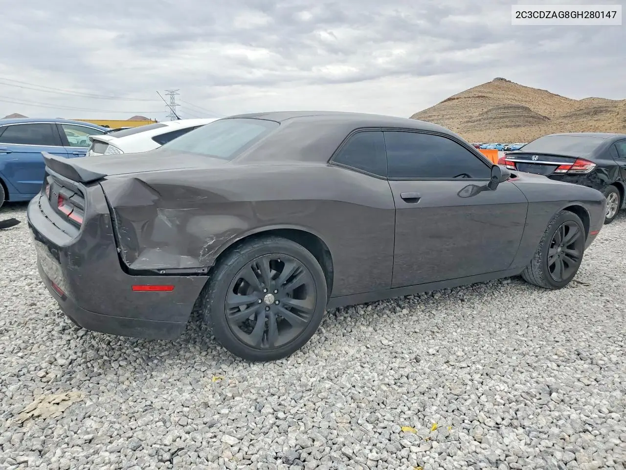 2016 Dodge Challenger Sxt VIN: 2C3CDZAG8GH280147 Lot: 61739726