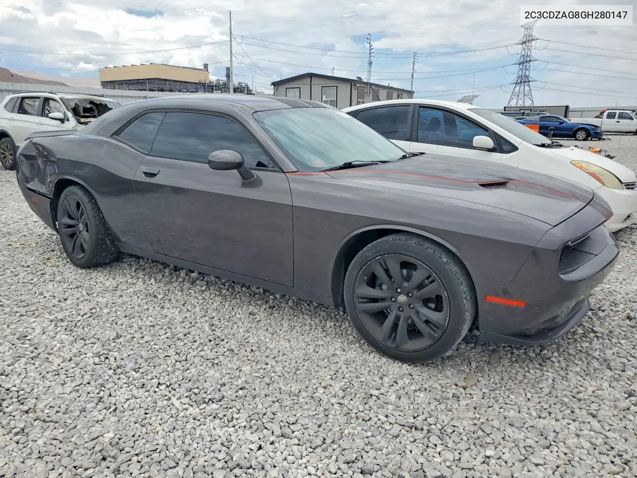 2016 Dodge Challenger Sxt VIN: 2C3CDZAG8GH280147 Lot: 61739726