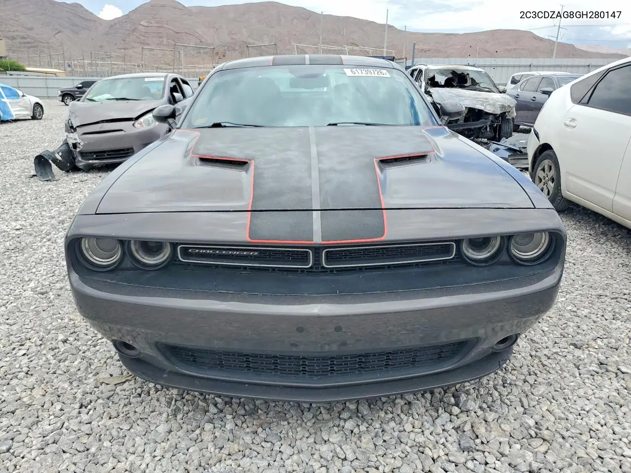 2016 Dodge Challenger Sxt VIN: 2C3CDZAG8GH280147 Lot: 61739726