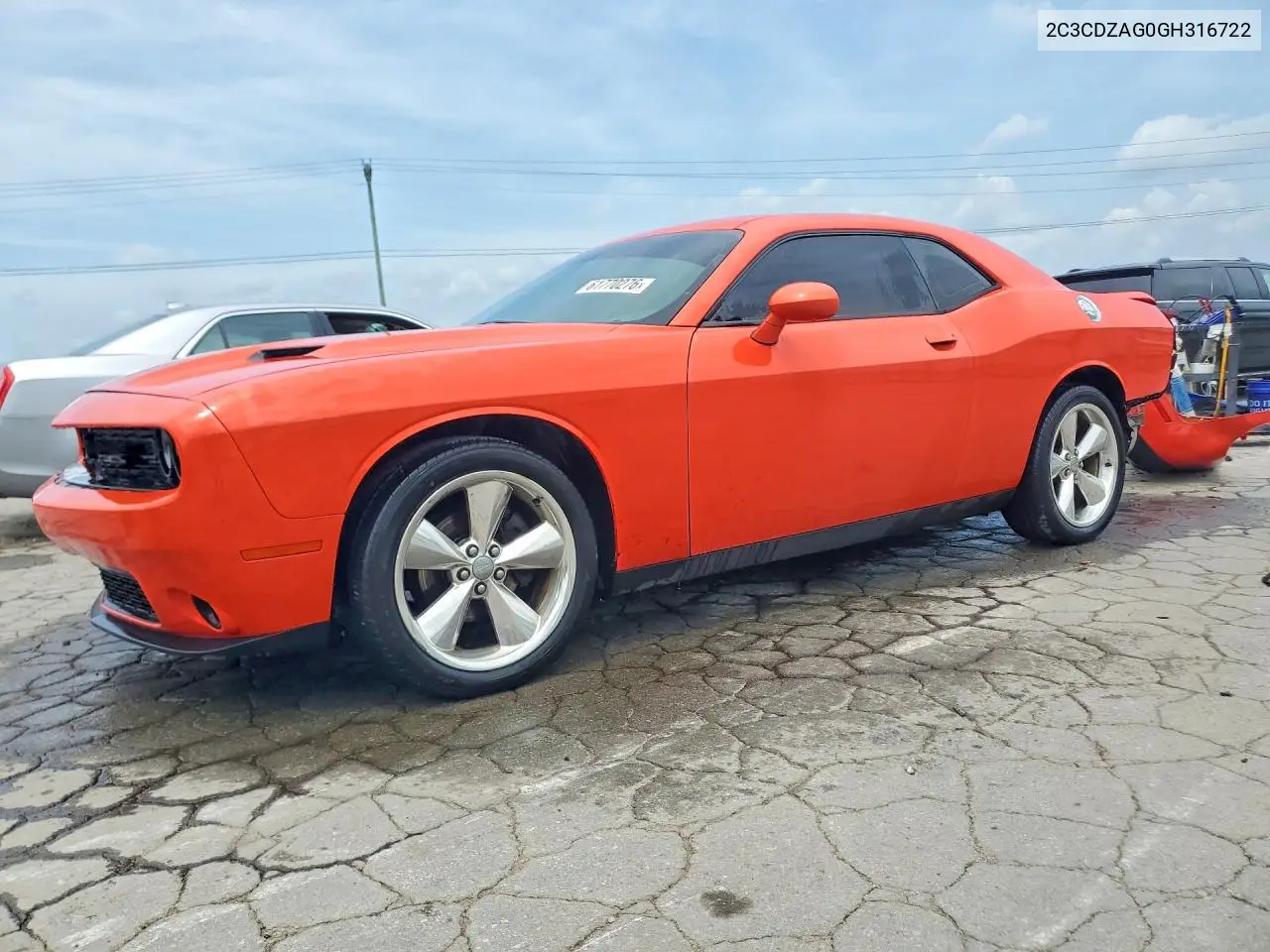 2016 Dodge Challenger Sxt VIN: 2C3CDZAG0GH316722 Lot: 61770276