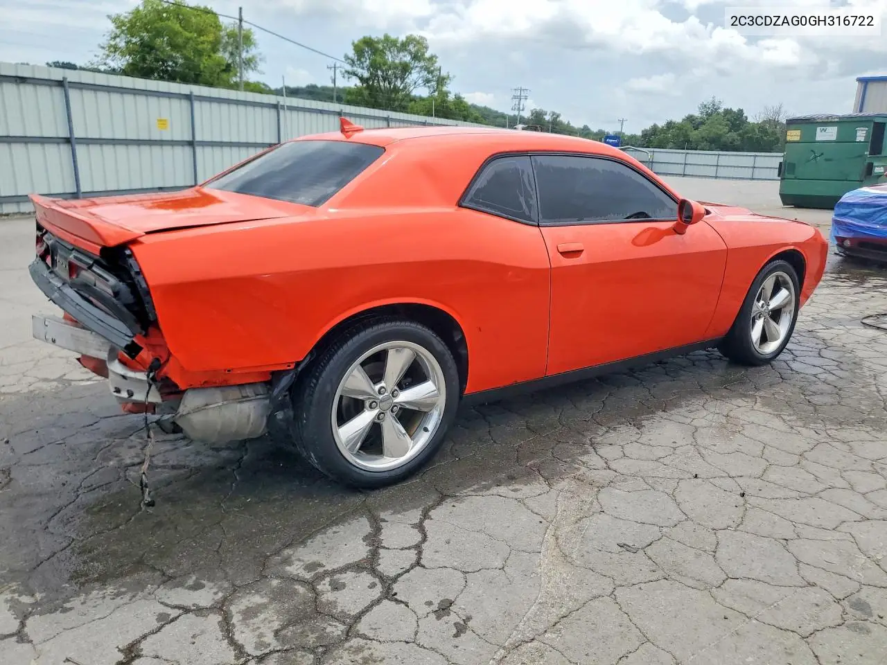 2016 Dodge Challenger Sxt VIN: 2C3CDZAG0GH316722 Lot: 61770276