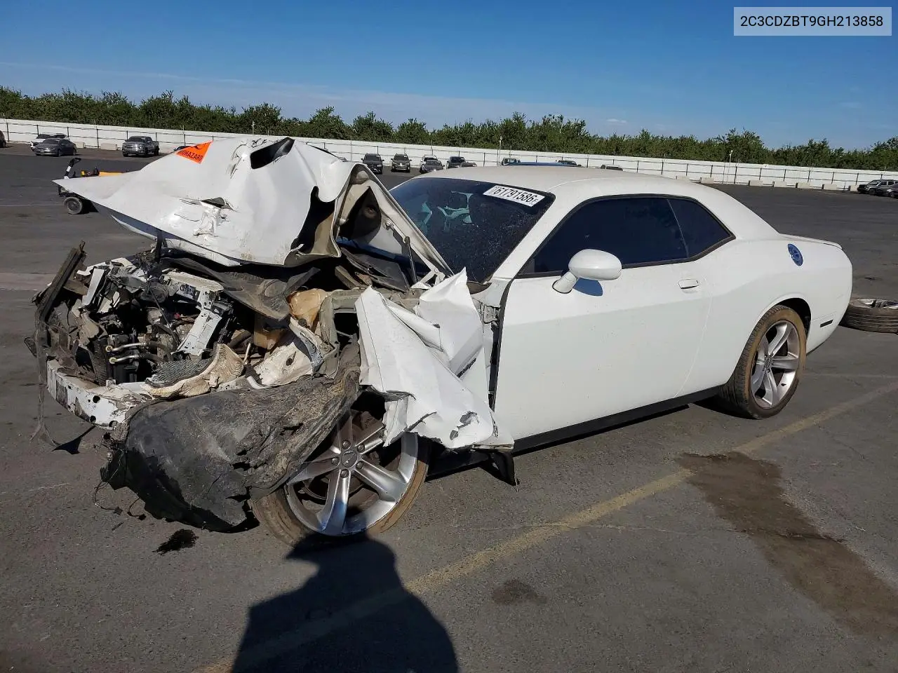 2016 Dodge Challenger R/T VIN: 2C3CDZBT9GH213858 Lot: 61791586