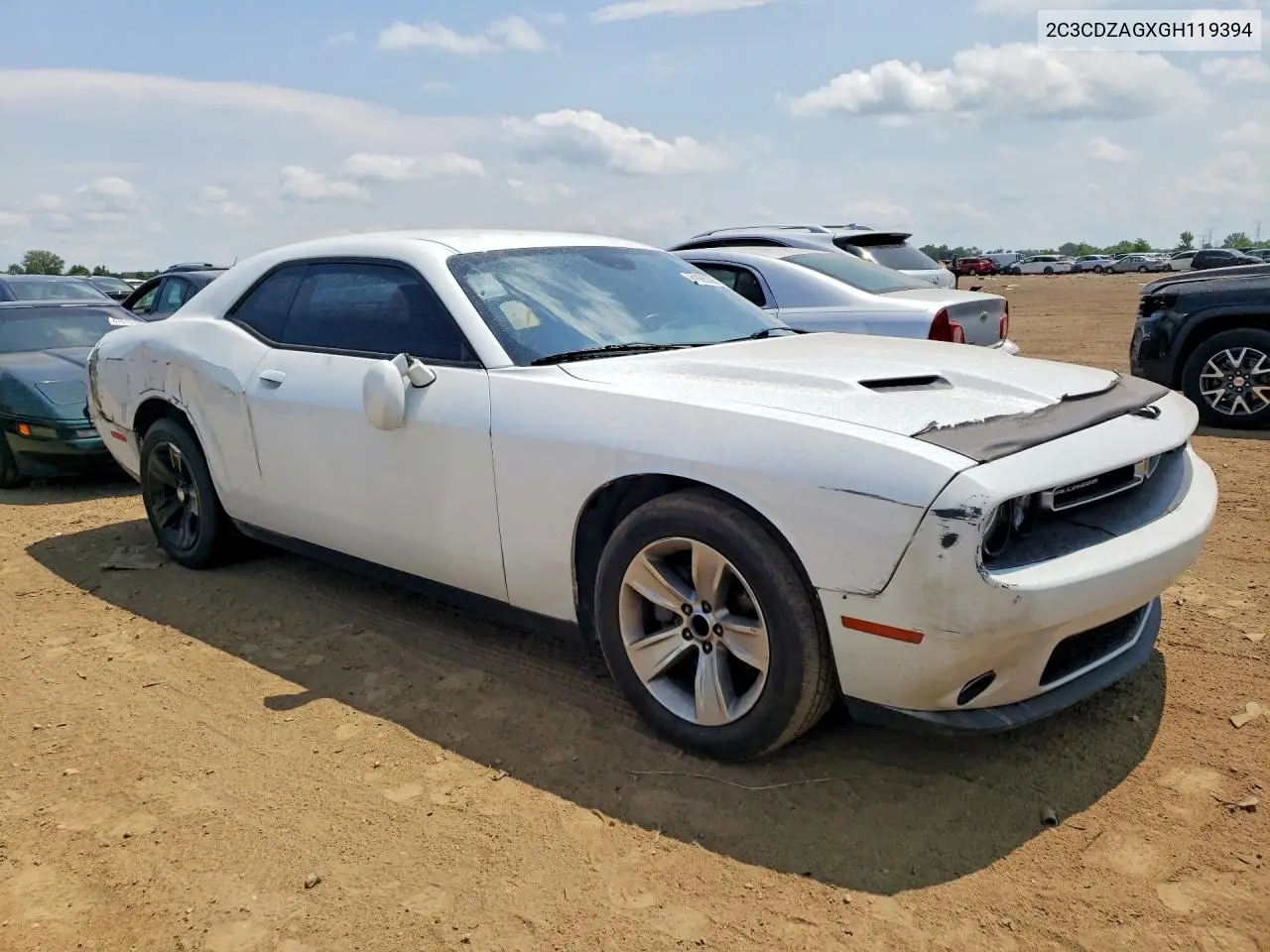 2016 Dodge Challenger Sxt VIN: 2C3CDZAGXGH119394 Lot: 61905096