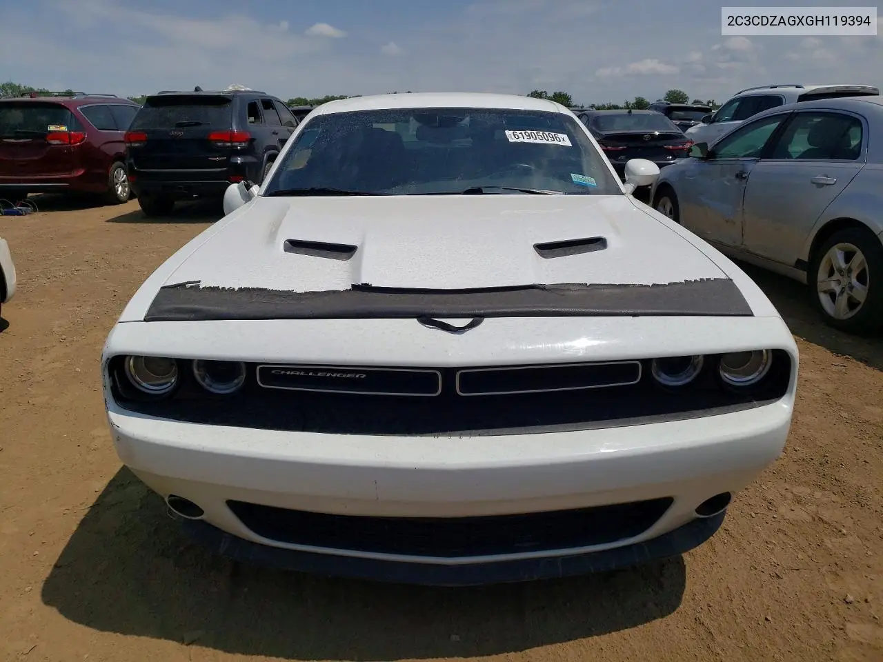 2016 Dodge Challenger Sxt VIN: 2C3CDZAGXGH119394 Lot: 61905096