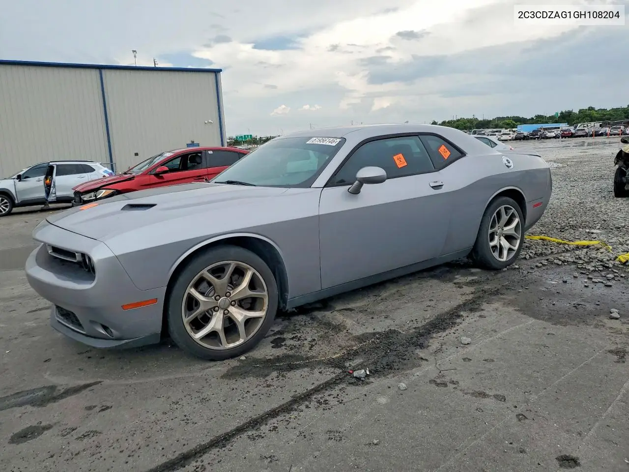 2016 Dodge Challenger Sxt VIN: 2C3CDZAG1GH108204 Lot: 61956146