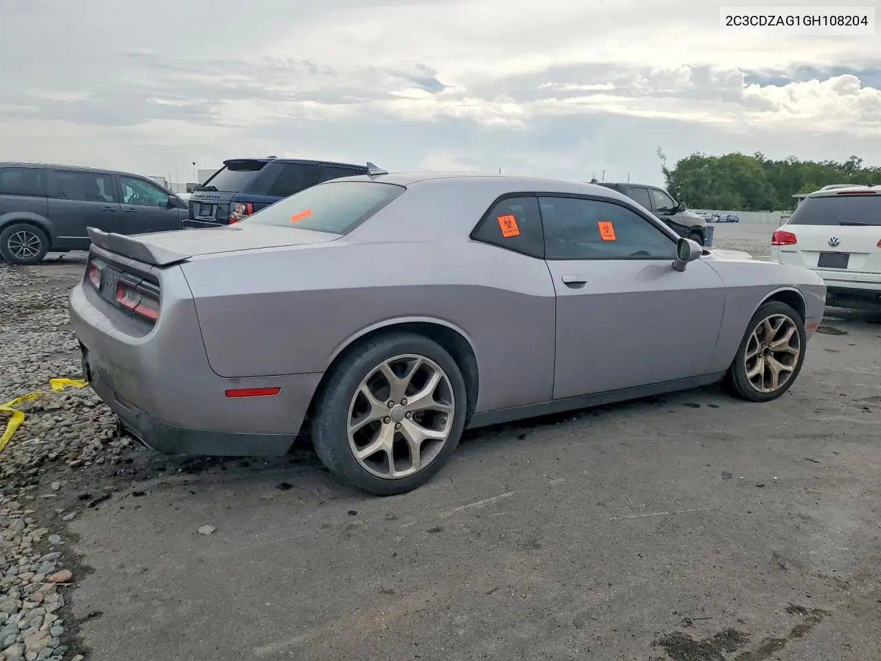 2016 Dodge Challenger Sxt VIN: 2C3CDZAG1GH108204 Lot: 61956146