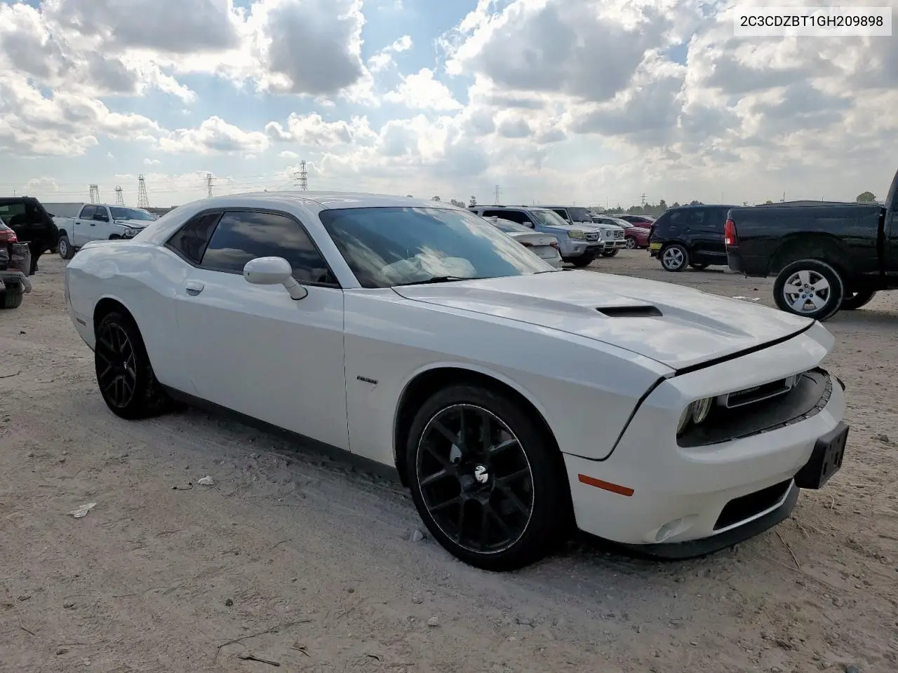2C3CDZBT1GH209898 2016 Dodge Challenger R/T