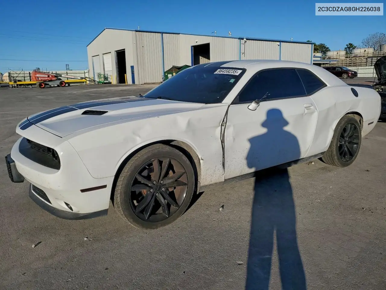 2C3CDZAG8GH226038 2016 Dodge Challenger Sxt