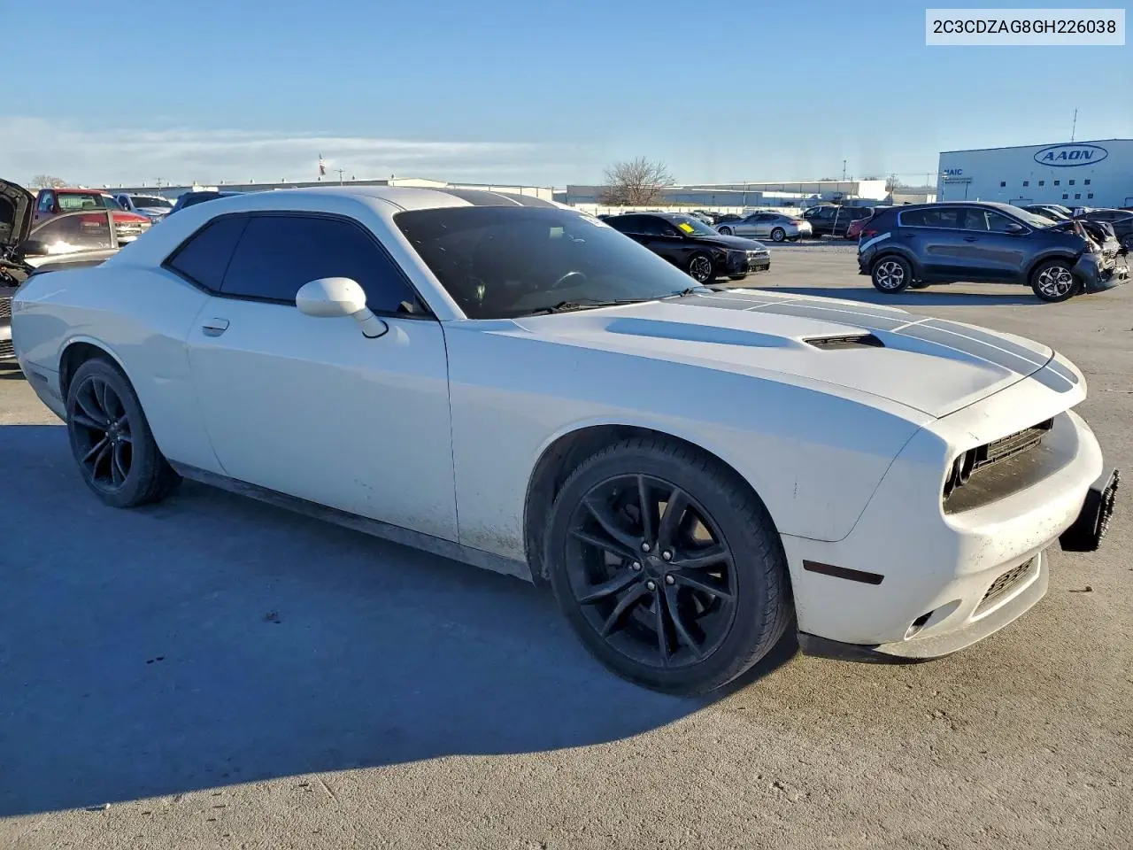 2C3CDZAG8GH226038 2016 Dodge Challenger Sxt