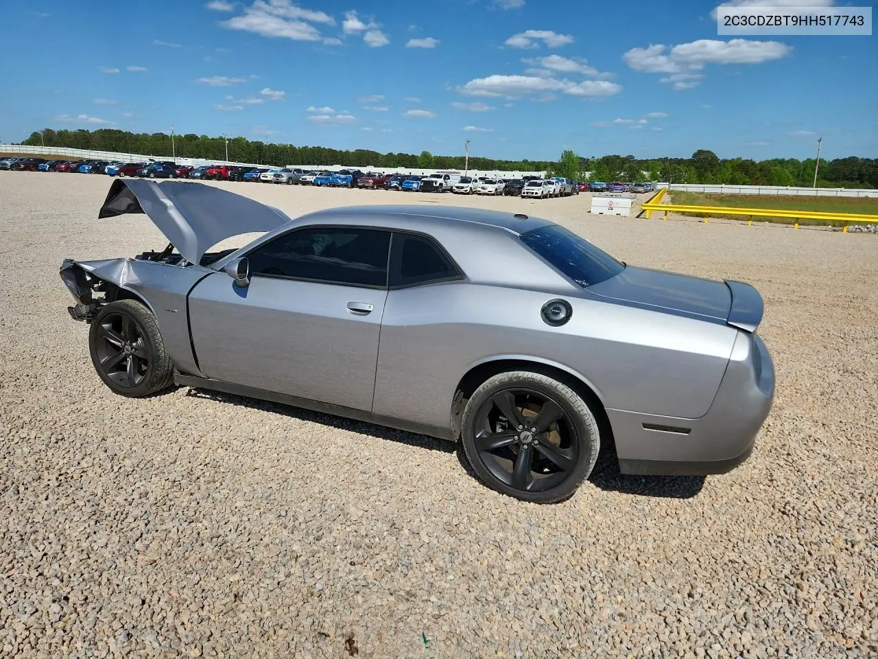 2017 Dodge Challenger R VIN: 2C3CDZBT9HH517743 Lot: 50172286