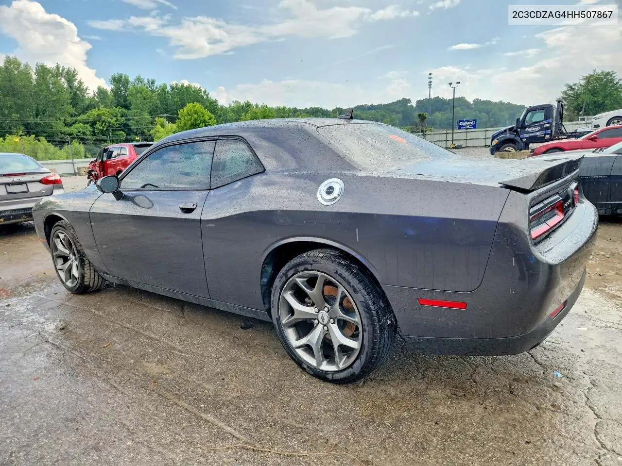2017 Dodge Challenger Sxt VIN: 2C3CDZAG4HH507867 Lot: 59228586