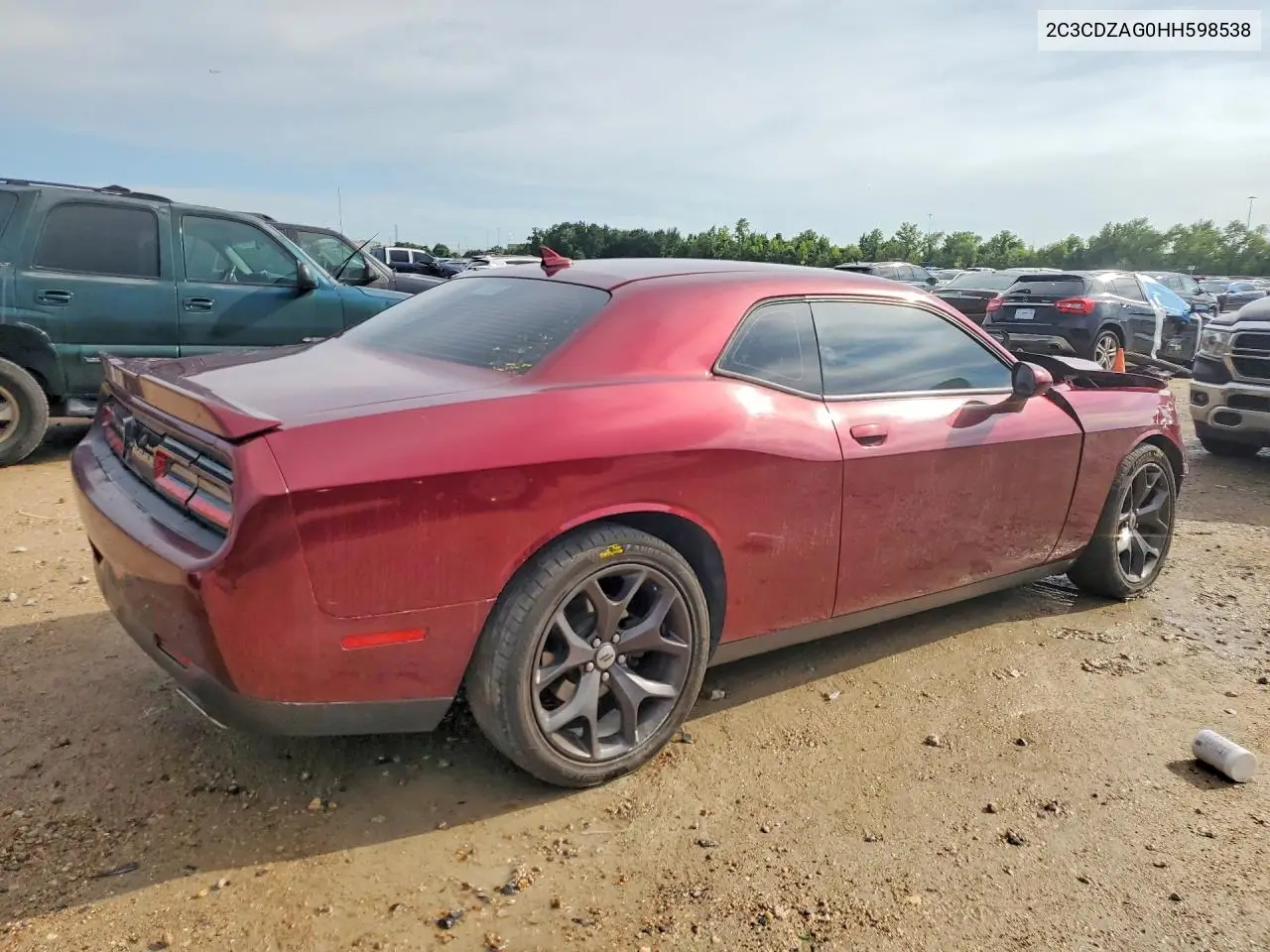 2017 Dodge Challenger Sxt VIN: 2C3CDZAG0HH598538 Lot: 60124506