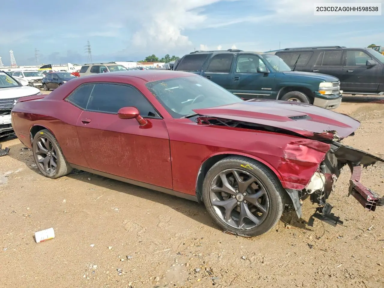 2017 Dodge Challenger Sxt VIN: 2C3CDZAG0HH598538 Lot: 60124506