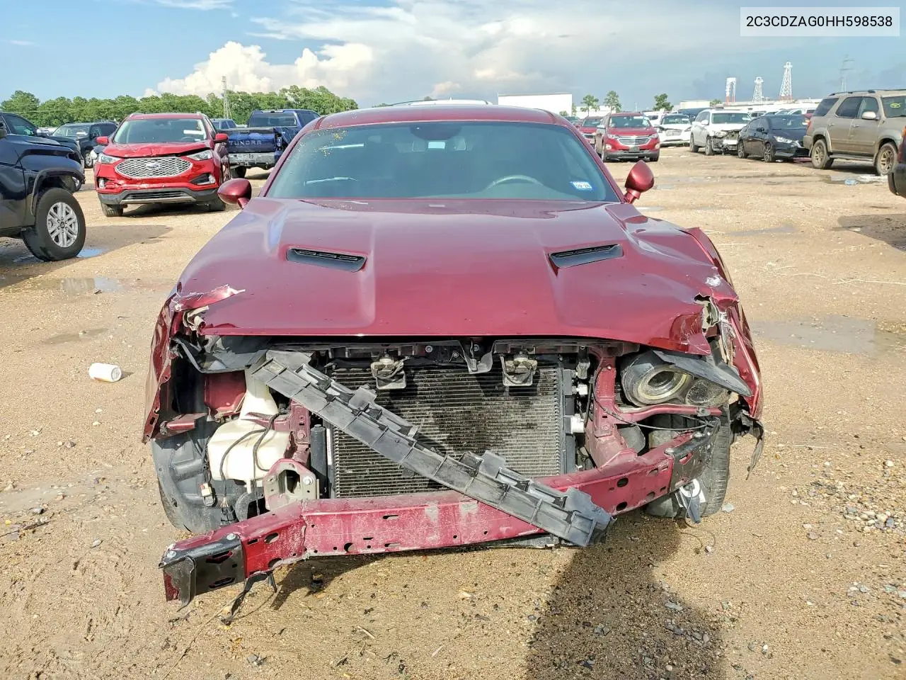 2017 Dodge Challenger Sxt VIN: 2C3CDZAG0HH598538 Lot: 60124506