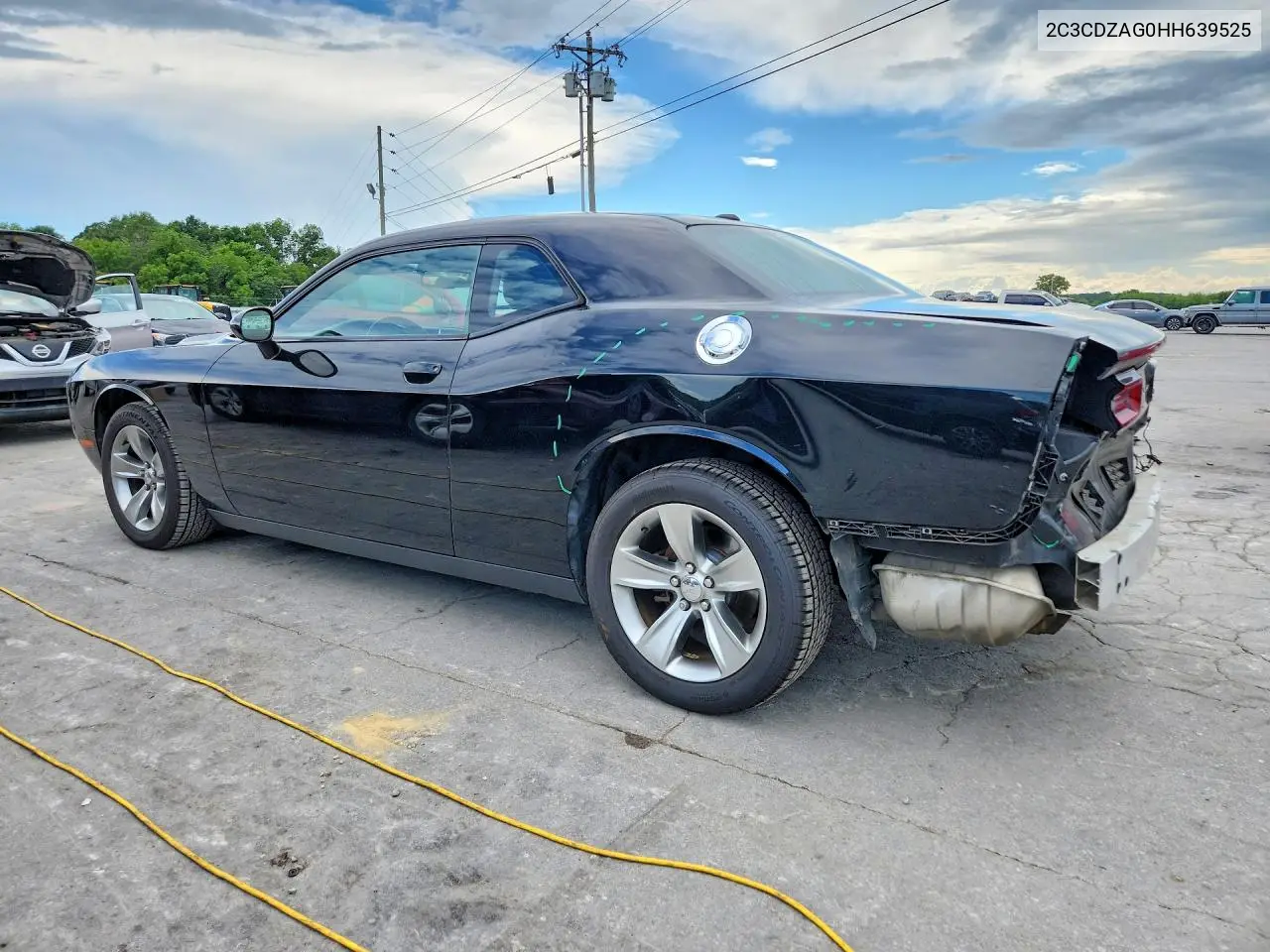 2017 Dodge Challenger Sxt VIN: 2C3CDZAG0HH639525 Lot: 60894586