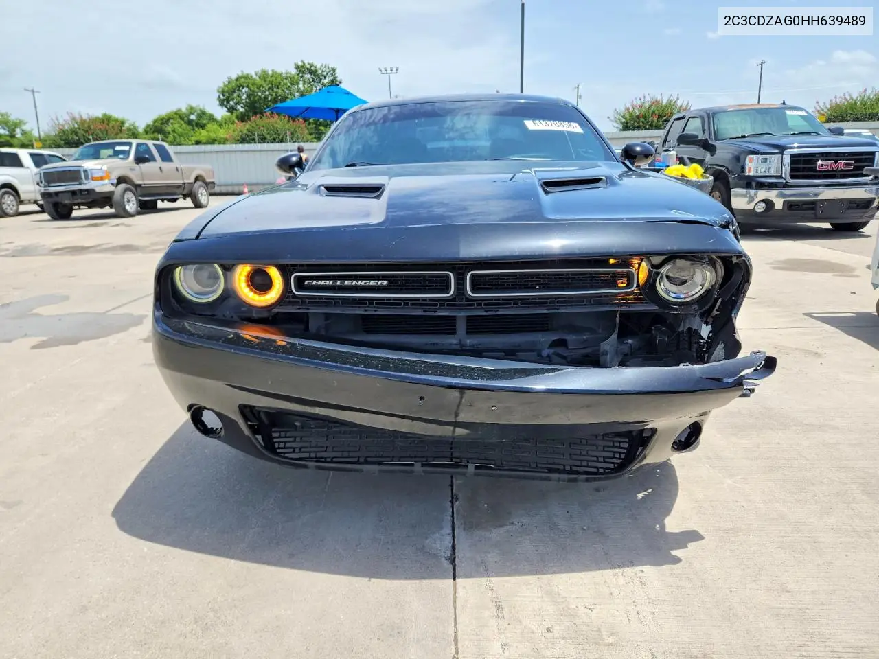 2017 Dodge Challenger Sxt VIN: 2C3CDZAG0HH639489 Lot: 61370856