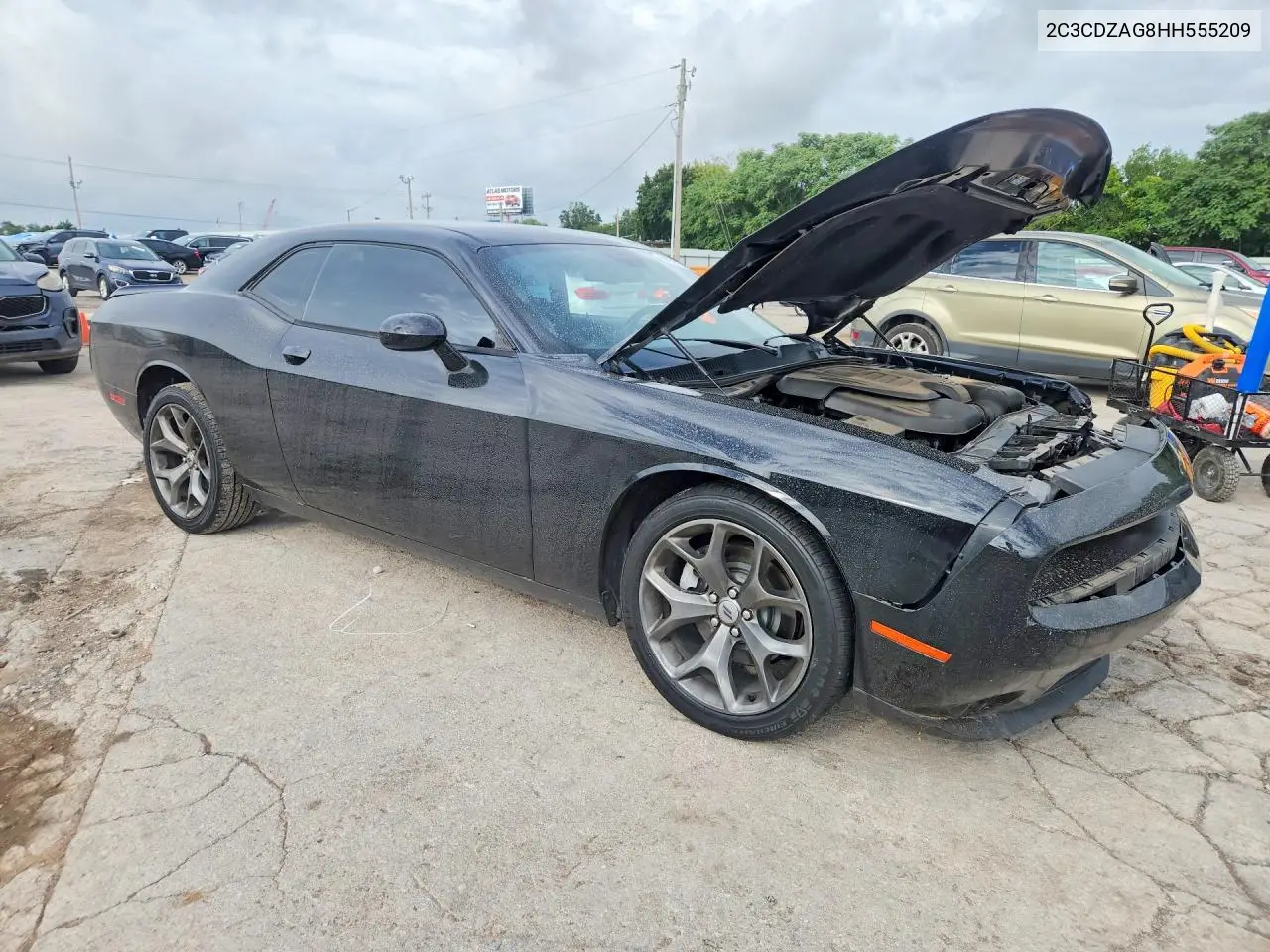 2017 Dodge Challenger Sxt VIN: 2C3CDZAG8HH555209 Lot: 61697676