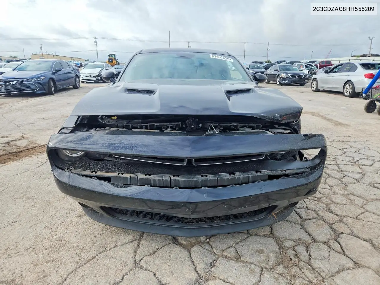 2017 Dodge Challenger Sxt VIN: 2C3CDZAG8HH555209 Lot: 61697676