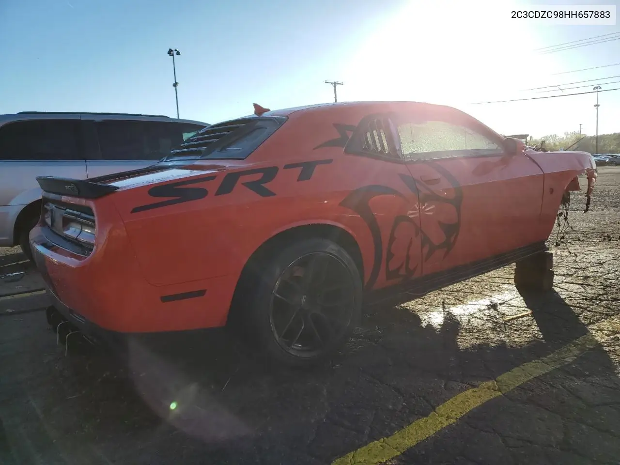 2C3CDZC98HH657883 2017 Dodge Challenger Srt Hellcat
