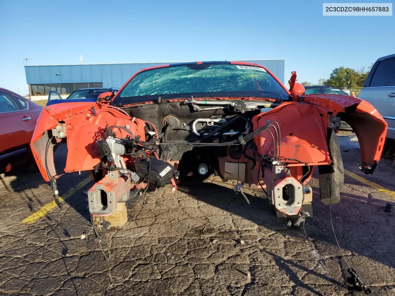 2C3CDZC98HH657883 2017 Dodge Challenger Srt Hellcat