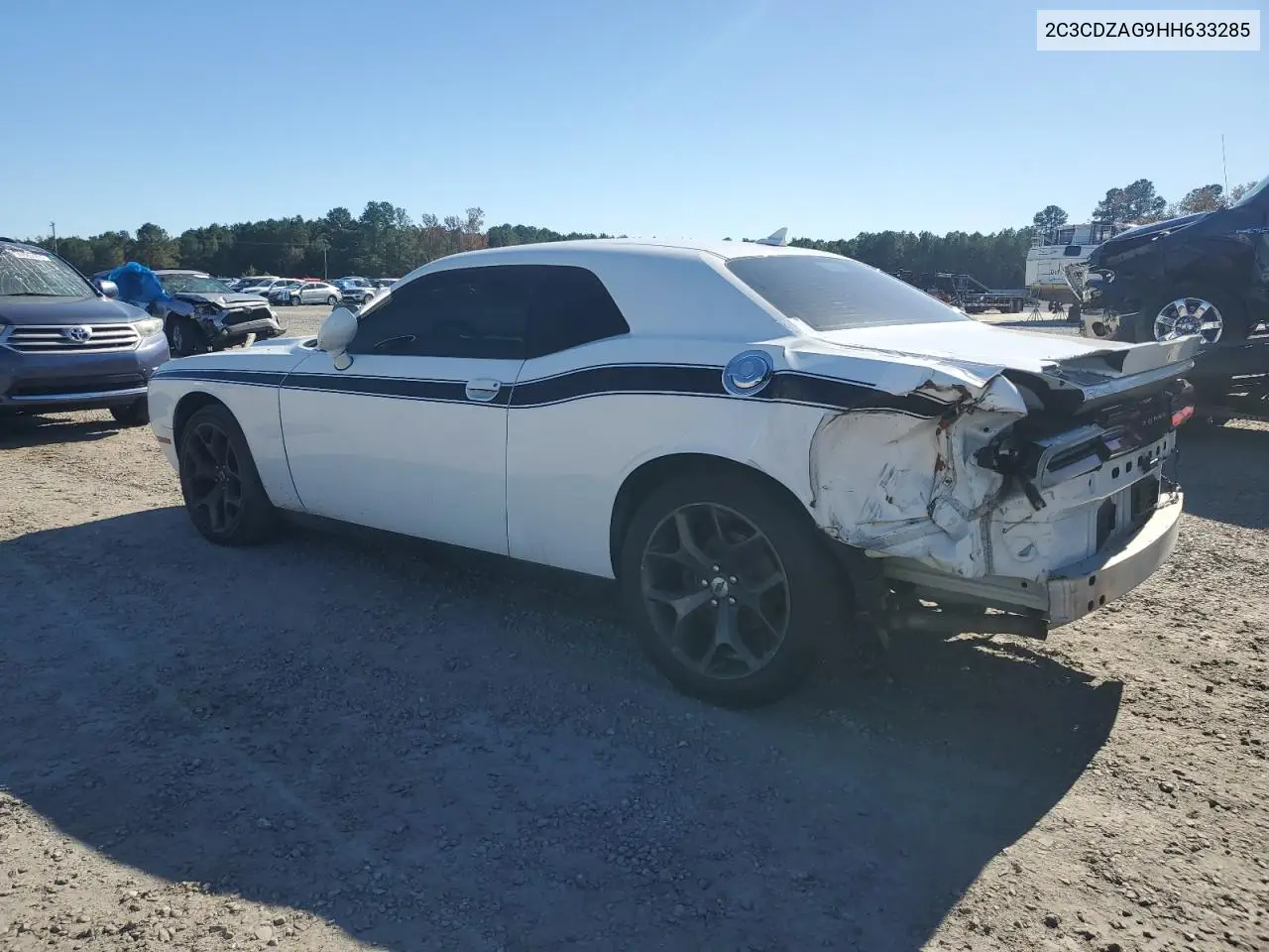 2C3CDZAG9HH633285 2017 Dodge Challenger Sxt