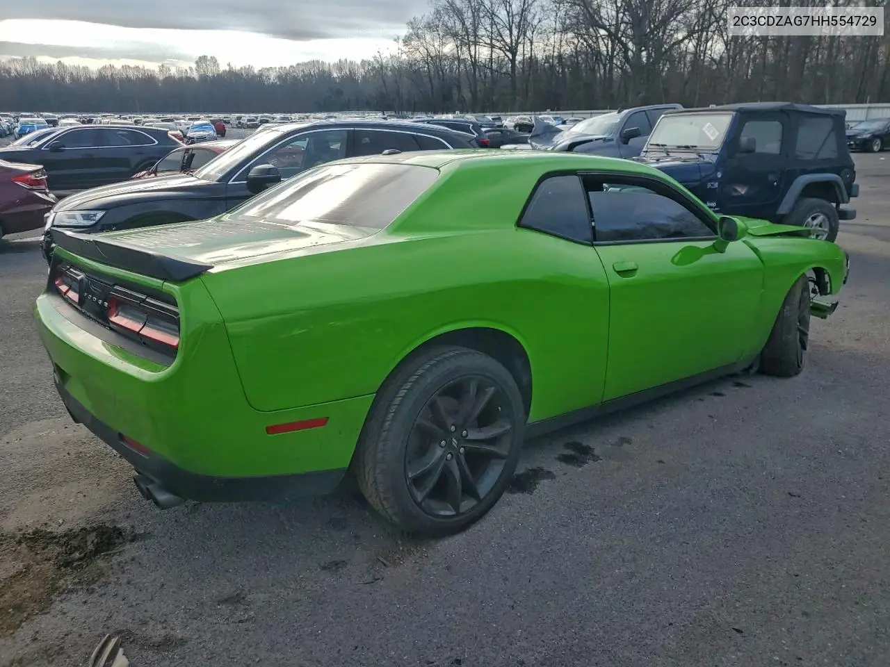 2C3CDZAG7HH554729 2017 Dodge Challenger Sxt