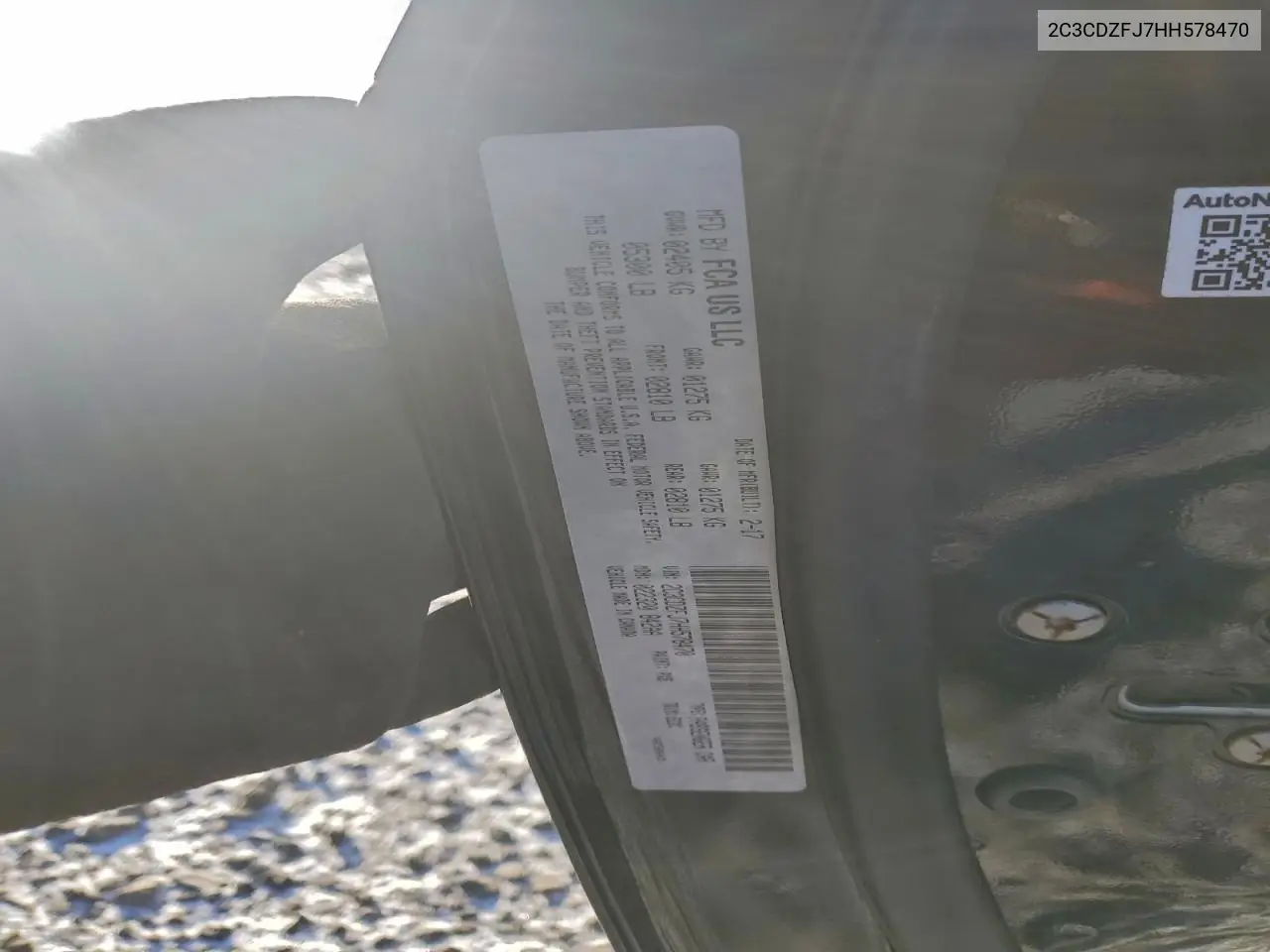 2C3CDZFJ7HH578470 2017 Dodge Challenger R/T 392