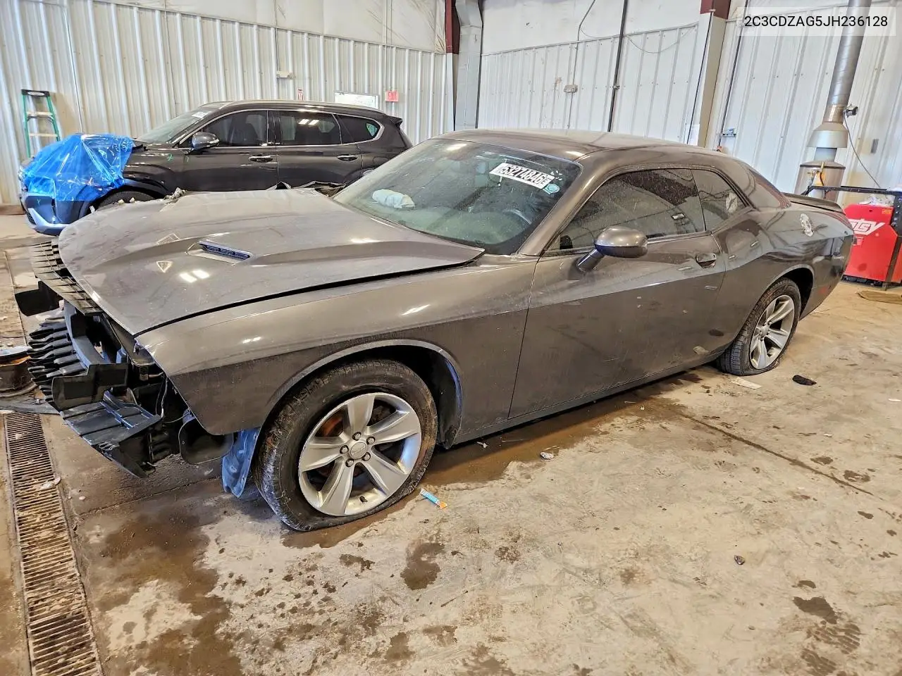 2018 Dodge Challenger Sxt VIN: 2C3CDZAG5JH236128 Lot: 53274846