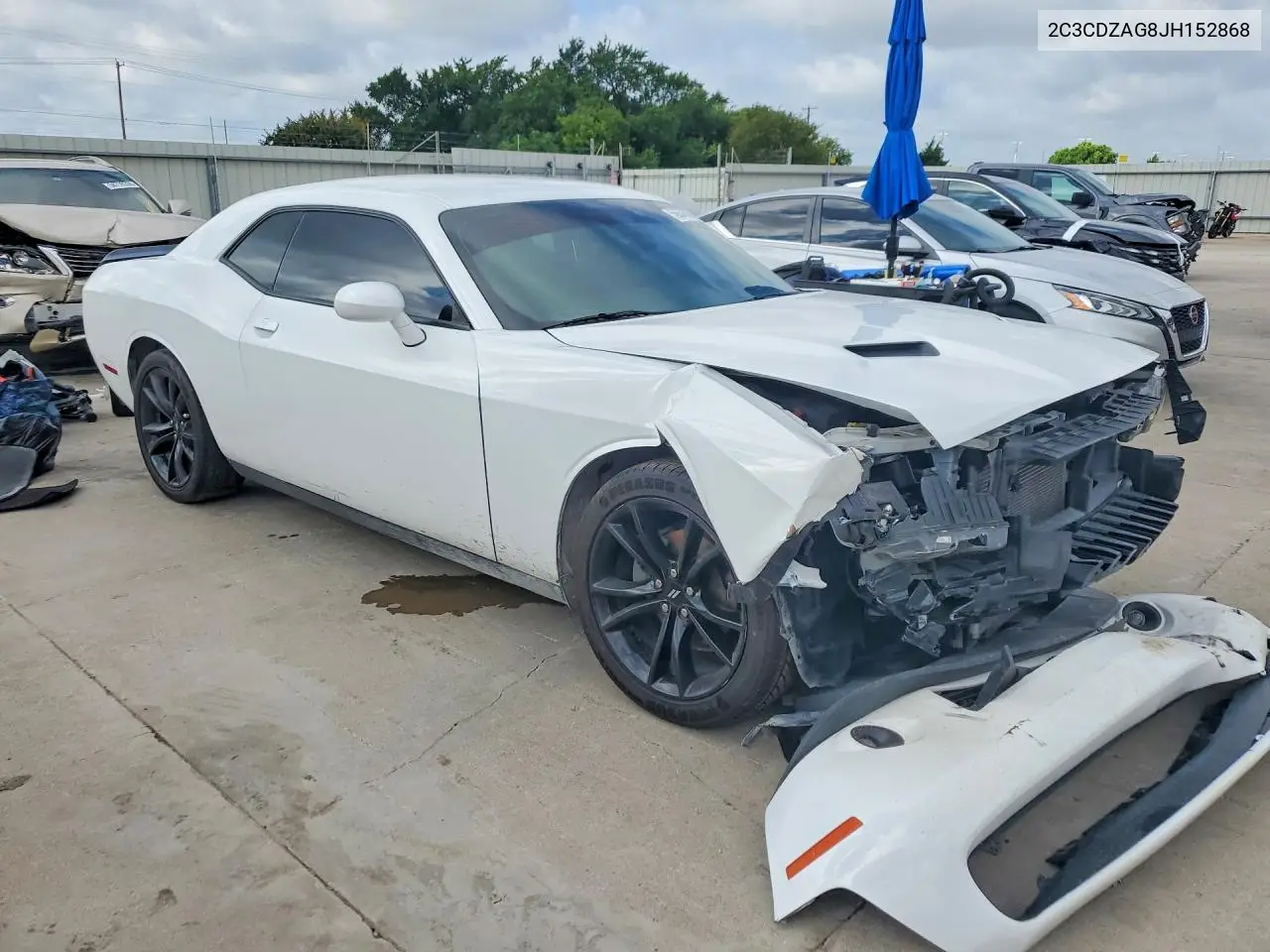 2018 Dodge Challenger Sxt VIN: 2C3CDZAG8JH152868 Lot: 56654566