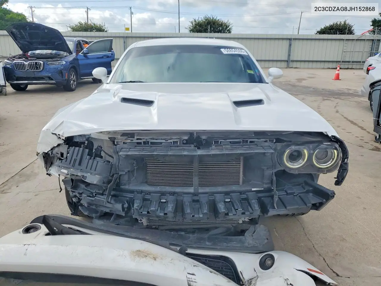 2018 Dodge Challenger Sxt VIN: 2C3CDZAG8JH152868 Lot: 56654566