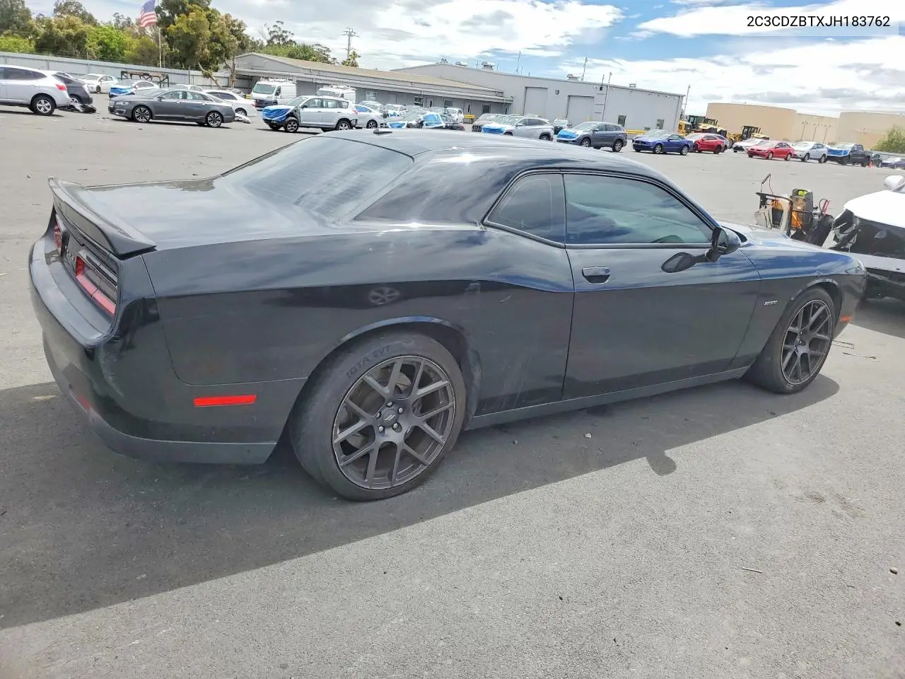 2018 Dodge Challenger R VIN: 2C3CDZBTXJH183762 Lot: 56657616