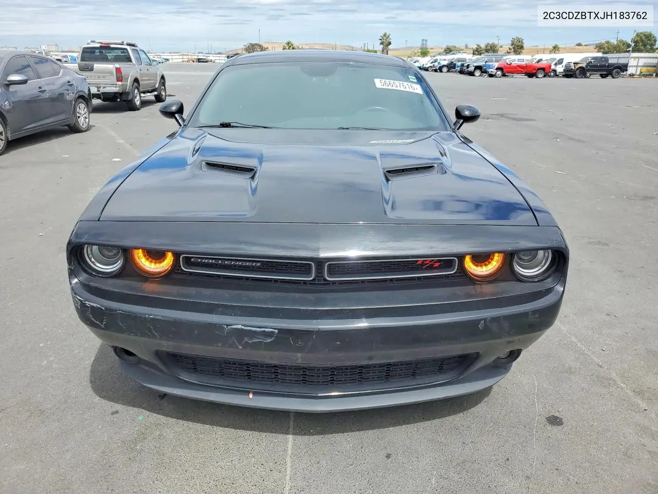 2018 Dodge Challenger R VIN: 2C3CDZBTXJH183762 Lot: 56657616