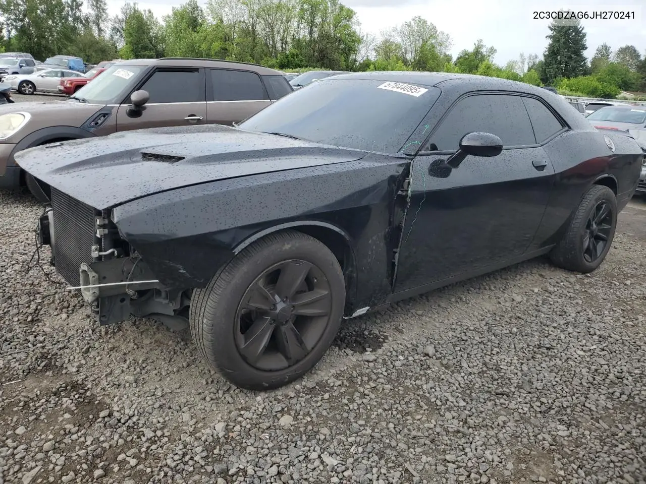2018 Dodge Challenger Sxt VIN: 2C3CDZAG6JH270241 Lot: 57844095