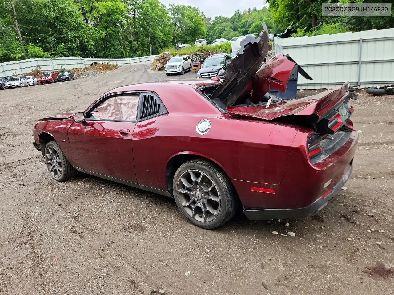 2018 Dodge Challenger Gt VIN: 2C3CDZGG9JH146830 Lot: 58238796