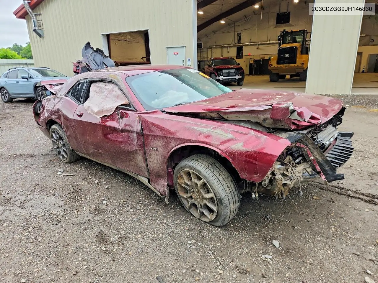 2018 Dodge Challenger Gt VIN: 2C3CDZGG9JH146830 Lot: 58238796