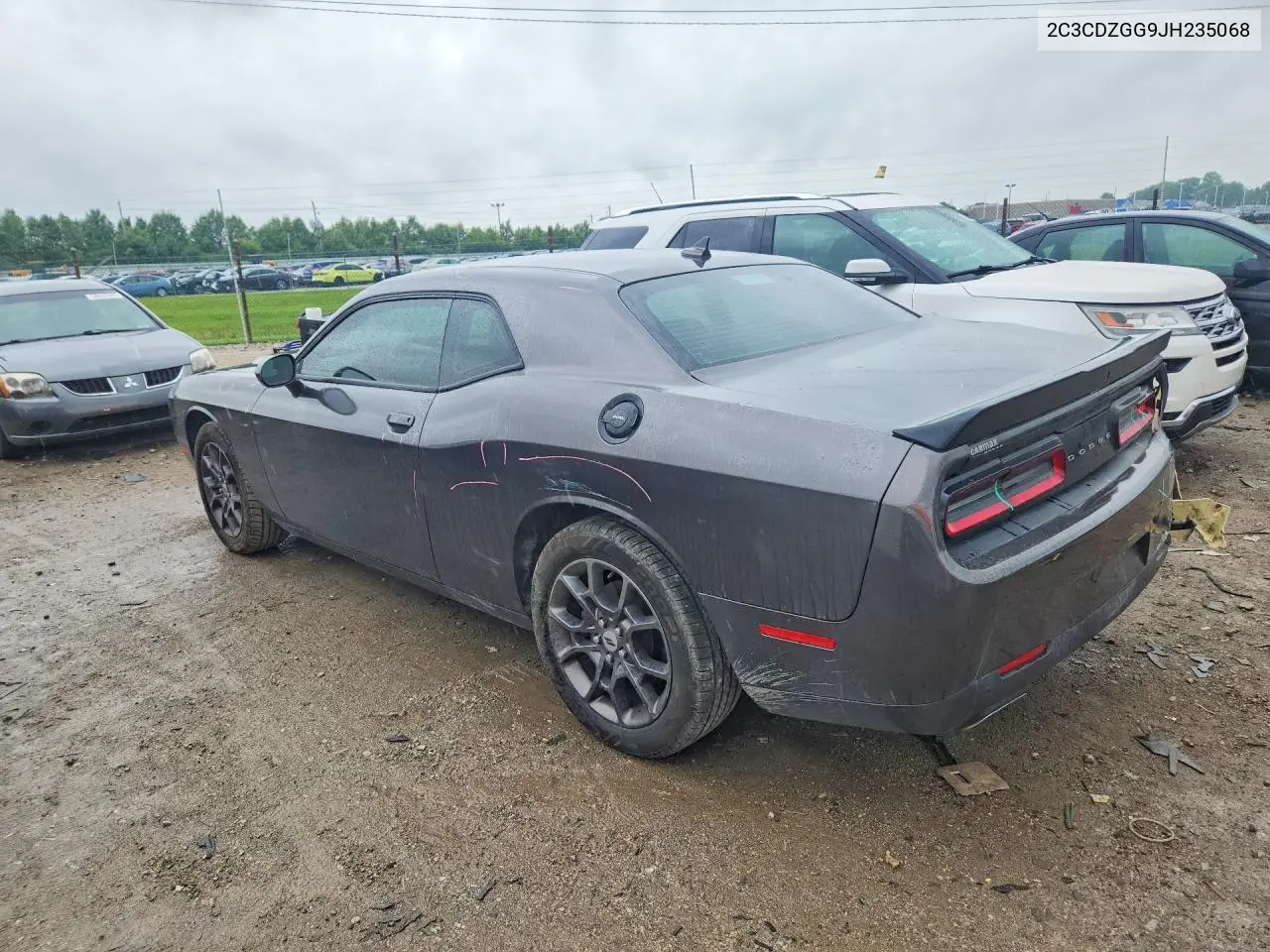 2018 Dodge Challenger Gt VIN: 2C3CDZGG9JH235068 Lot: 58536296