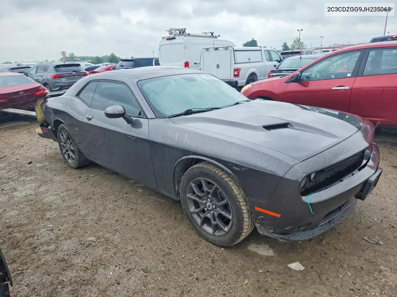 2018 Dodge Challenger Gt VIN: 2C3CDZGG9JH235068 Lot: 58536296