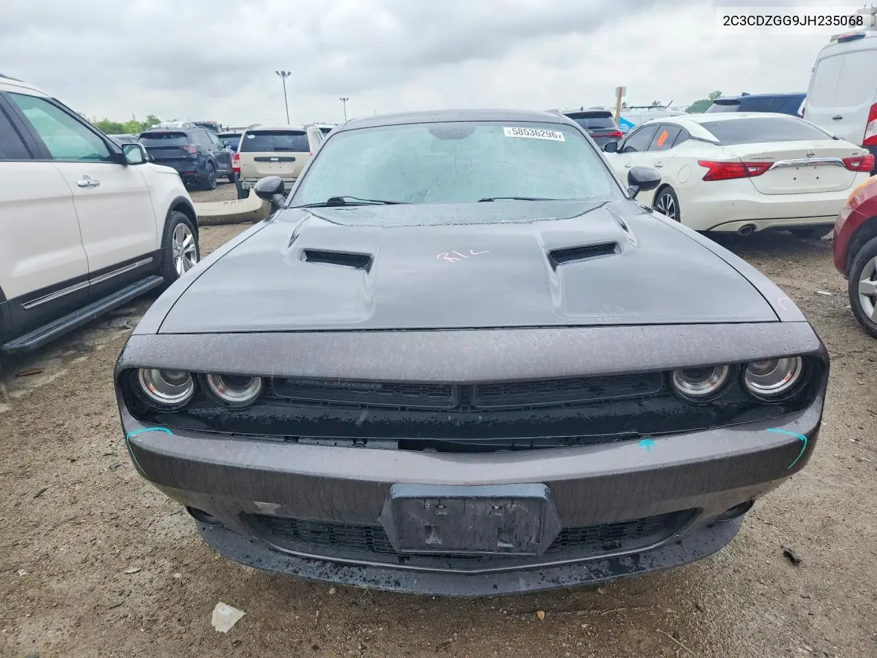 2018 Dodge Challenger Gt VIN: 2C3CDZGG9JH235068 Lot: 58536296