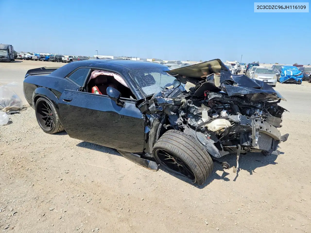 2018 Dodge Challenger Srt Hellcat VIN: 2C3CDZC96JH116109 Lot: 59400686