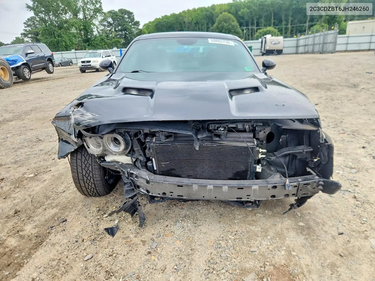 2018 Dodge Challenger R/T VIN: 2C3CDZBT6JH246260 Lot: 59865736
