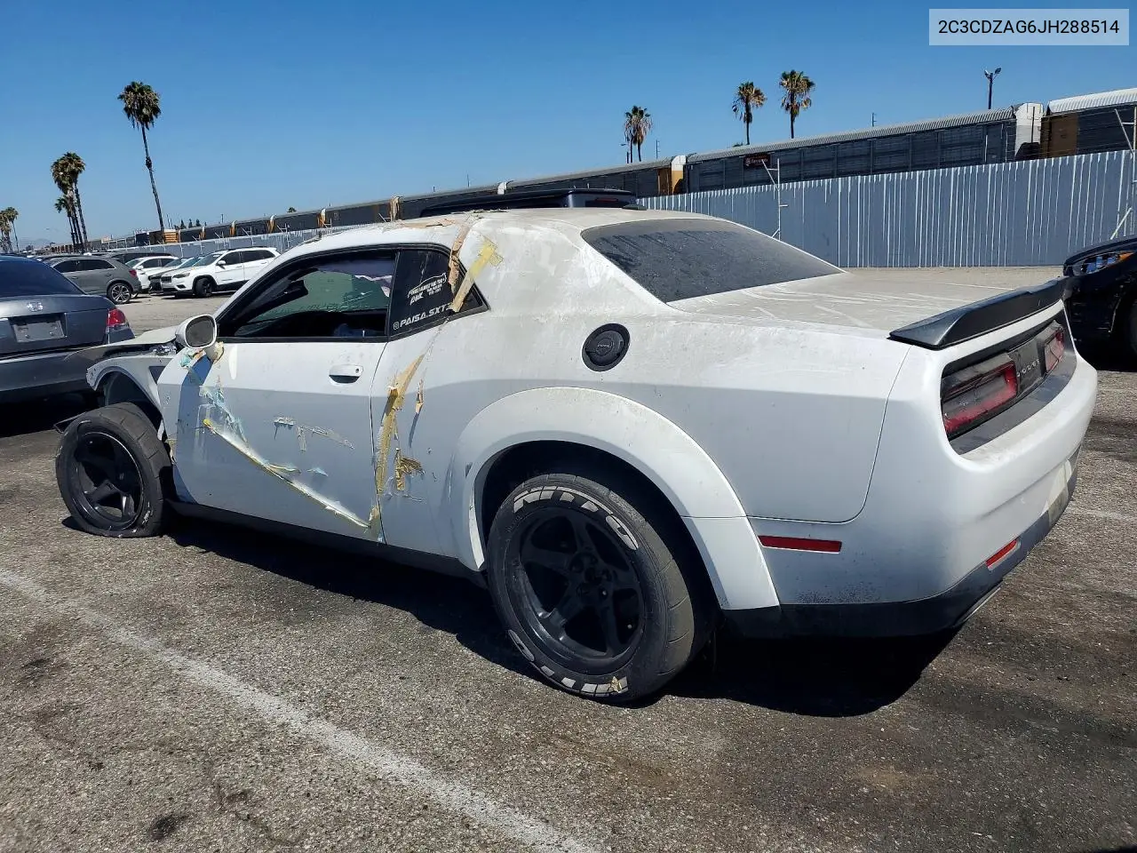 2018 Dodge Challenger Sxt VIN: 2C3CDZAG6JH288514 Lot: 61023356