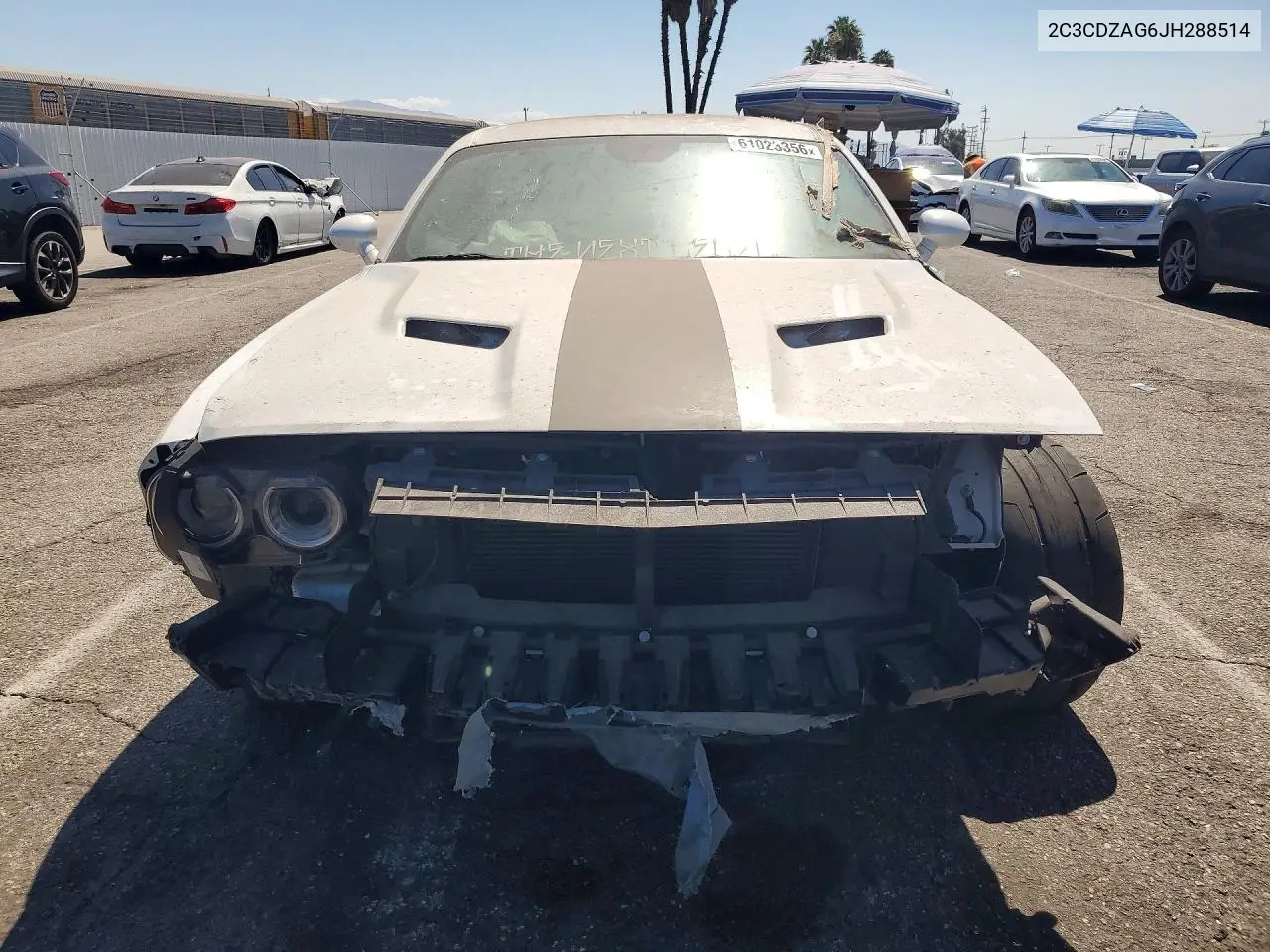 2018 Dodge Challenger Sxt VIN: 2C3CDZAG6JH288514 Lot: 61023356